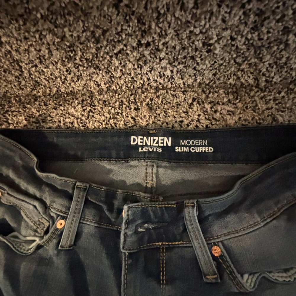 Denizen from Levi's Blue Straight Leg Jeans with Classic Twill